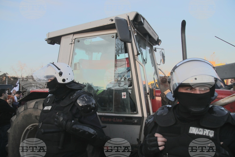 Сърбия - Белград - протести - фермери