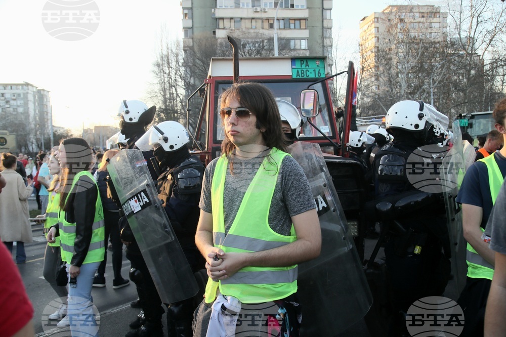 Сърбия - Белград - протести - фермери