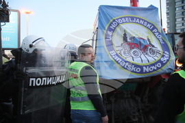 Сърбия - Белград - протести - фермери