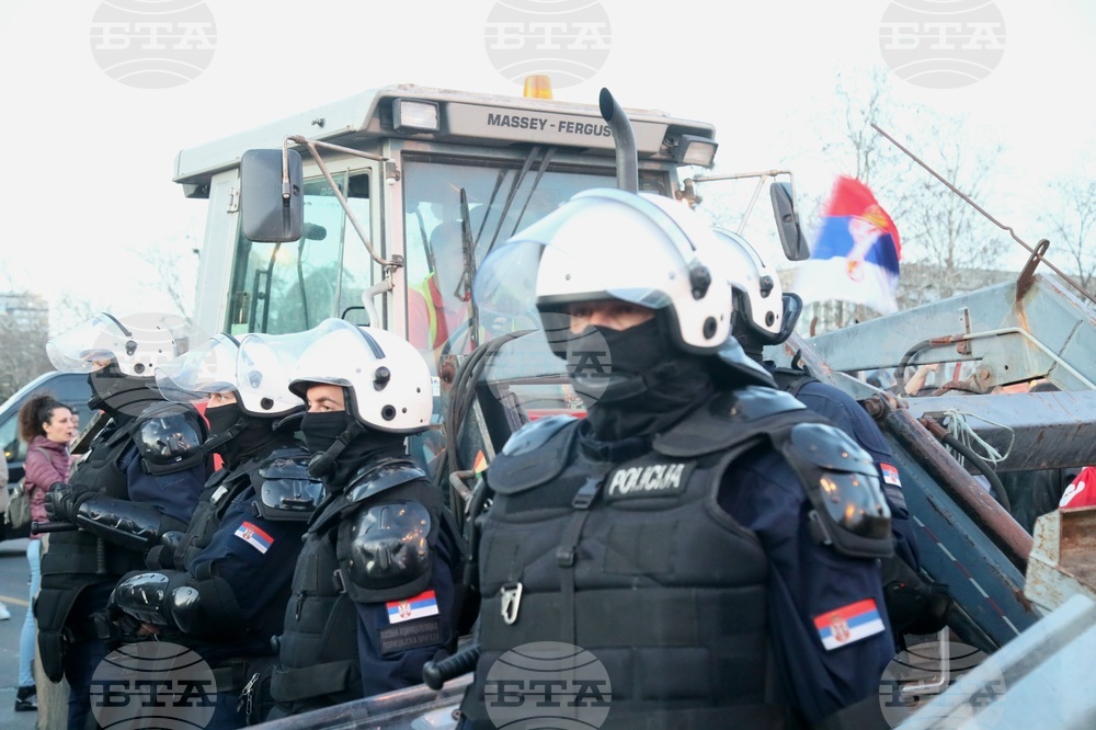 Сърбия - Белград - протести - фермери