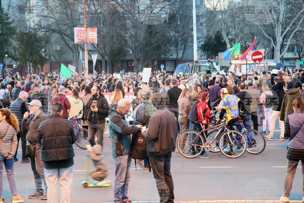 Сърбия - Белград - протести - фермери