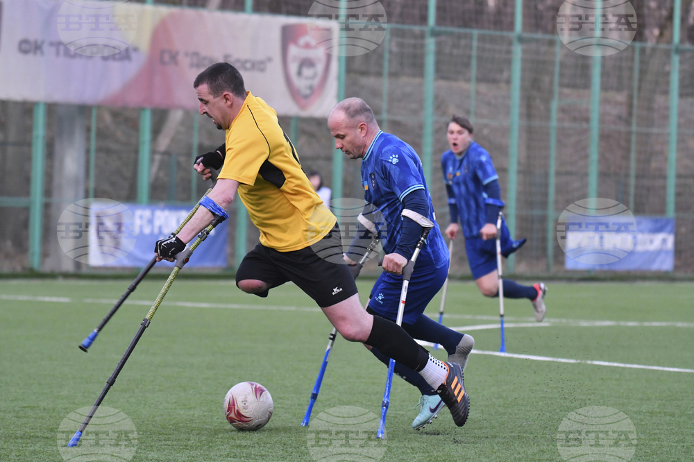 Russia Ukraine War Amputee Soccer
