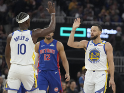 Pistons Warriors Basketball