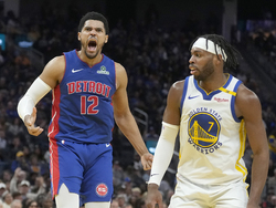 Pistons Warriors Basketball