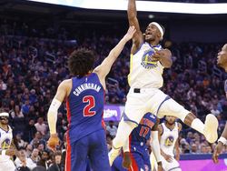 Pistons Warriors Basketball