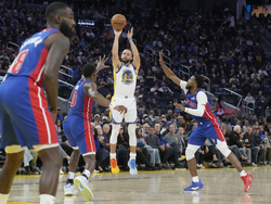 Pistons Warriors Basketball
