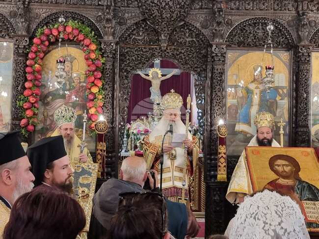 На празника "Тържество на светото православие" Пловдивският митрополит Николай отслужи молебен в църквата „Света Марина“ в Пловдив 