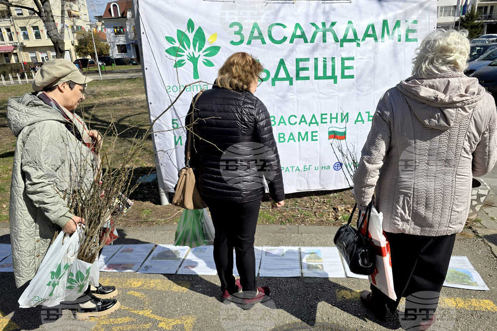 Доброволци към инициативата "Гората.бг" раздадоха на всички желаещи общо 12 хиляди плодни, медоносни и паркови дръвчета във Видин