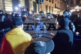 Румъния - Букурещ - привърженици на Калин Джорджеску