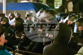 Румъния - Букурещ - привърженици на Калин Джорджеску