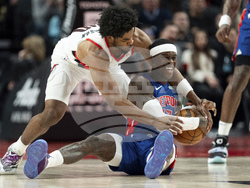 Pistons Trail Blazers Basketball