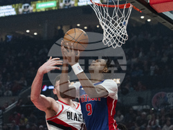 Pistons Trail Blazers Basketball