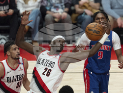 Pistons Trail Blazers Basketball