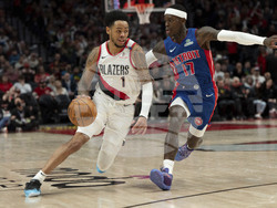 Pistons Trail Blazers Basketball
