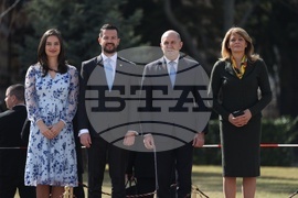 Румен Радев - Яков Милатович - официална церемония - посрещане