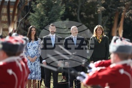 Румен Радев - Яков Милатович - официална церемония - посрещане