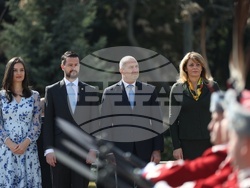 Румен Радев - Яков Милатович - официална церемония - посрещане