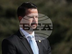 Румен Радев - Яков Милатович - официална церемония - паметник на Незнайния войн - венец