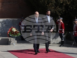 Румен Радев - Яков Милатович - официална церемония - паметник на Незнайния войн - венец