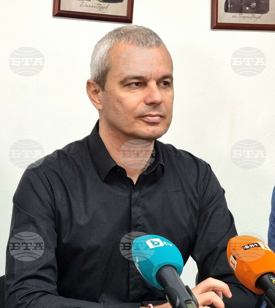 „Възраждане“ внася резолюция в европарламента срещу политическите репресии у нас, каза Костадин Костадинов