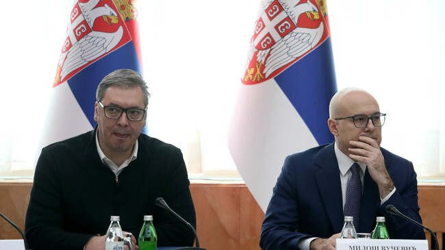 Former Serbian PM Vucevic Becomes Advisor to President Vucic