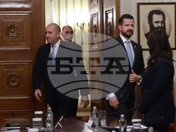 Румен Радев - Яков Милатович - пленарни разговори