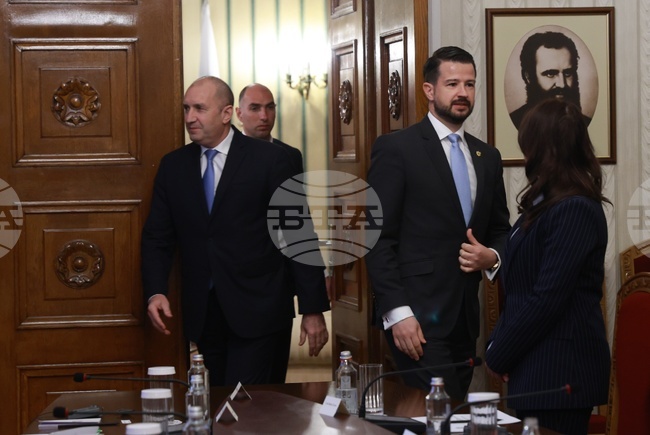 Румен Радев - Яков Милатович - пленарни разговори