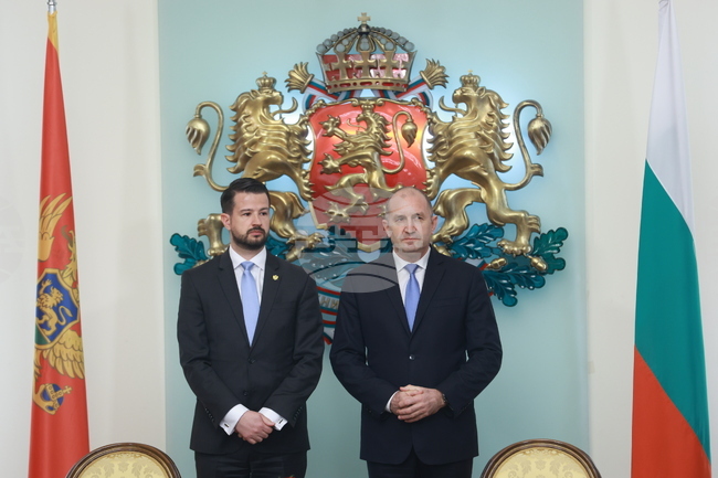 Черногорският президент Яков Милатович честити изборната победа на Румен Радев