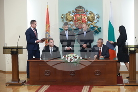 Президентство - Институт по морска биология на Черна гора - Български антарктически институт - меморандум - подписване