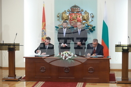 Президентство - Институт по морска биология на Черна гора - Български антарктически институт - меморандум - подписване