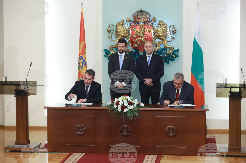 Президентство - Институт по морска биология на Черна гора - Български антарктически институт - меморандум - подписване