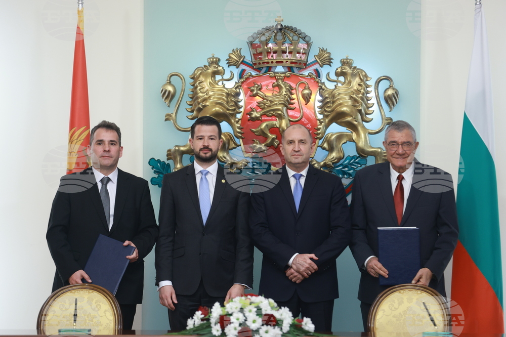 Президентство - Институт по морска биология на Черна гора - Български антарктически институт - меморандум - подписване