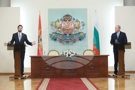 Румен Радев - Яков Милатович - пресконференция