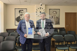 Гоце Делчев - подписване на договор за отдаване на помещение на БТА за Национален пресклуб