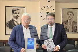 Гоце Делчев - подписване на договор за отдаване на помещение на БТА за Национален пресклуб