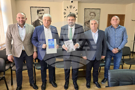 Гоце Делчев - подписване на договор за отдаване на помещение на БТА за Национален пресклуб