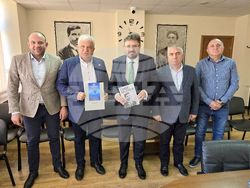 Гоце Делчев - подписване на договор за отдаване на помещение на БТА за Национален пресклуб