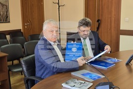 Гоце Делчев - подписване на договор за отдаване на помещение на БТА за Национален пресклуб