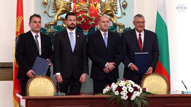 Ще продължим нашата силна подкрепа за европейската перспектива на Черна гора, каза президентът Румен Радев