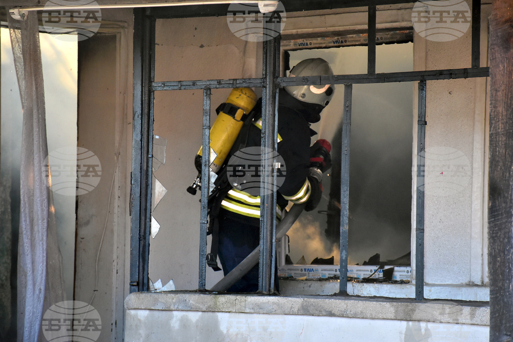 Хасково - къща - пожар