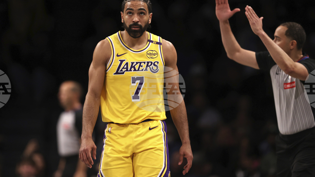 Гардът на Лос Анджелис Лейкърс Гейб Винсънт няма да играе поне две седмици заради травма