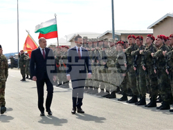 Полигон „Ново село” - Румен Радев - Яков Милатович - посещение