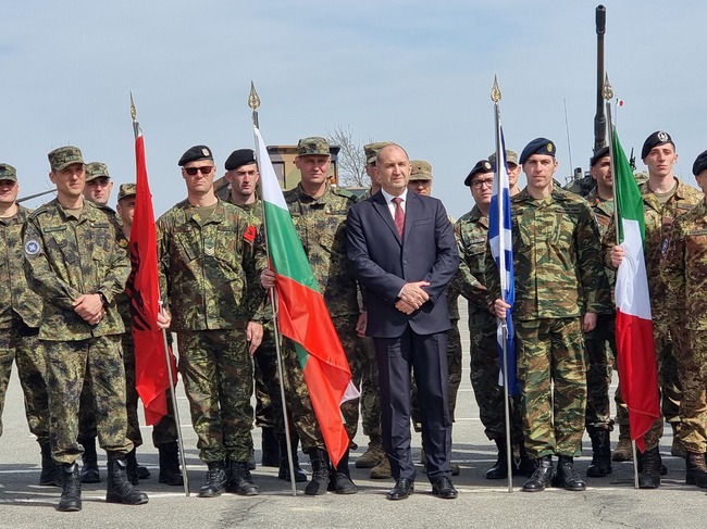 President Radev: Novo Selo Multinational Battle Group Coordination Continues to Improve
