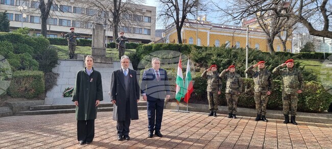 Посланикът на Унгария Миклош Борош посети Шумен по повод националния празник на страната 15 март 