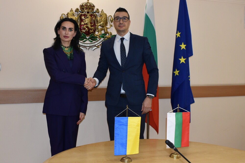 Minister Dilov, Ukraine's Ambassador Ilashchuk Discuss Bilateral Economic Relations