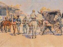 Картина на Ярослав Вешин. Снимка: Галерия Artmark