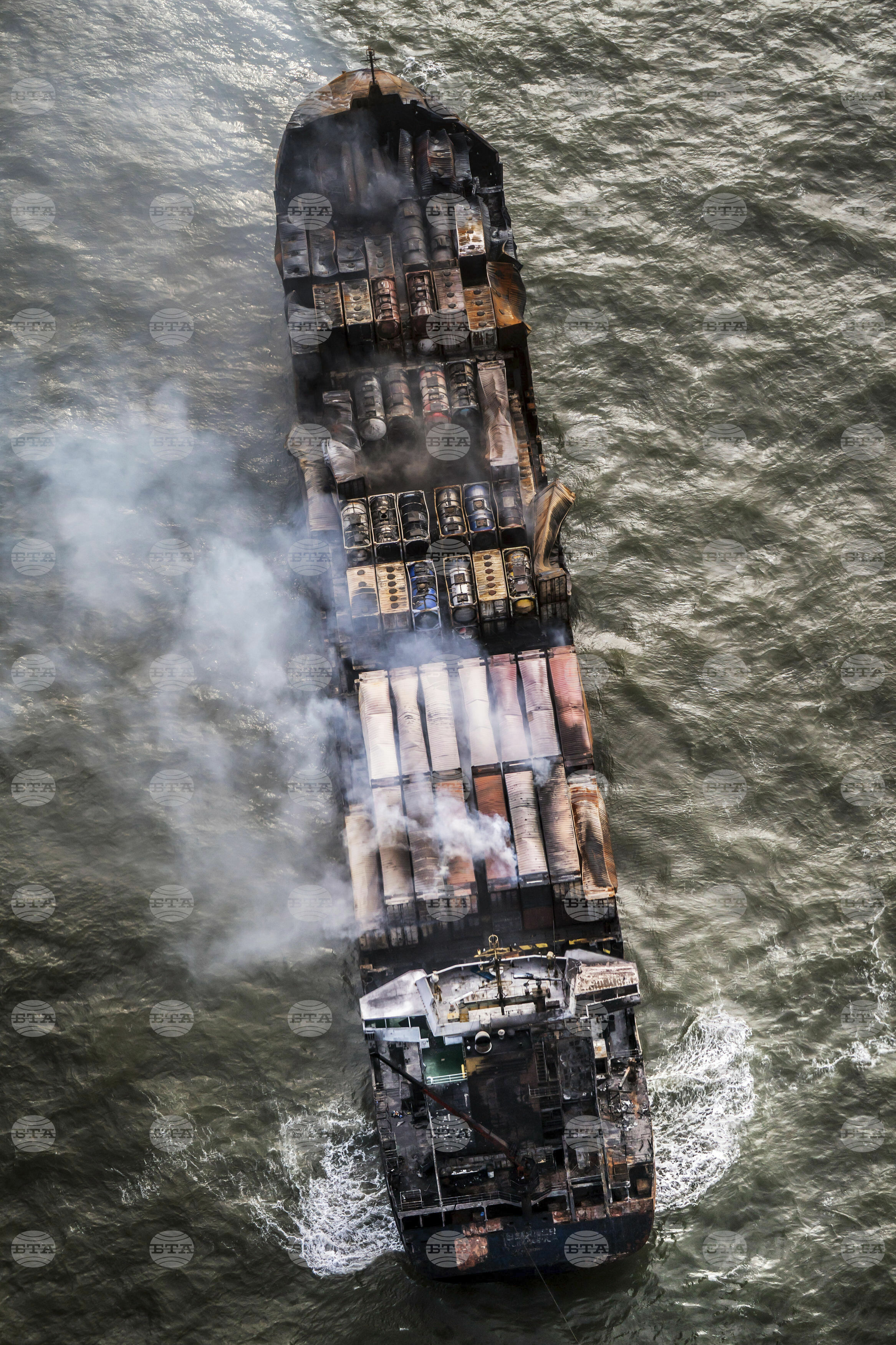 Britain Ships Collide