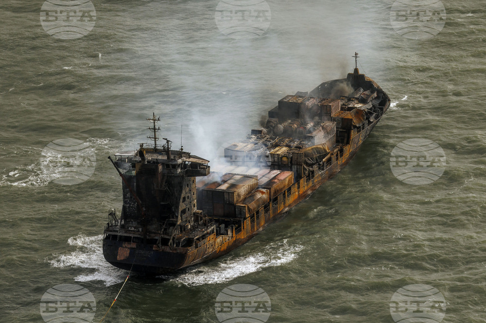 Britain Ships Collide