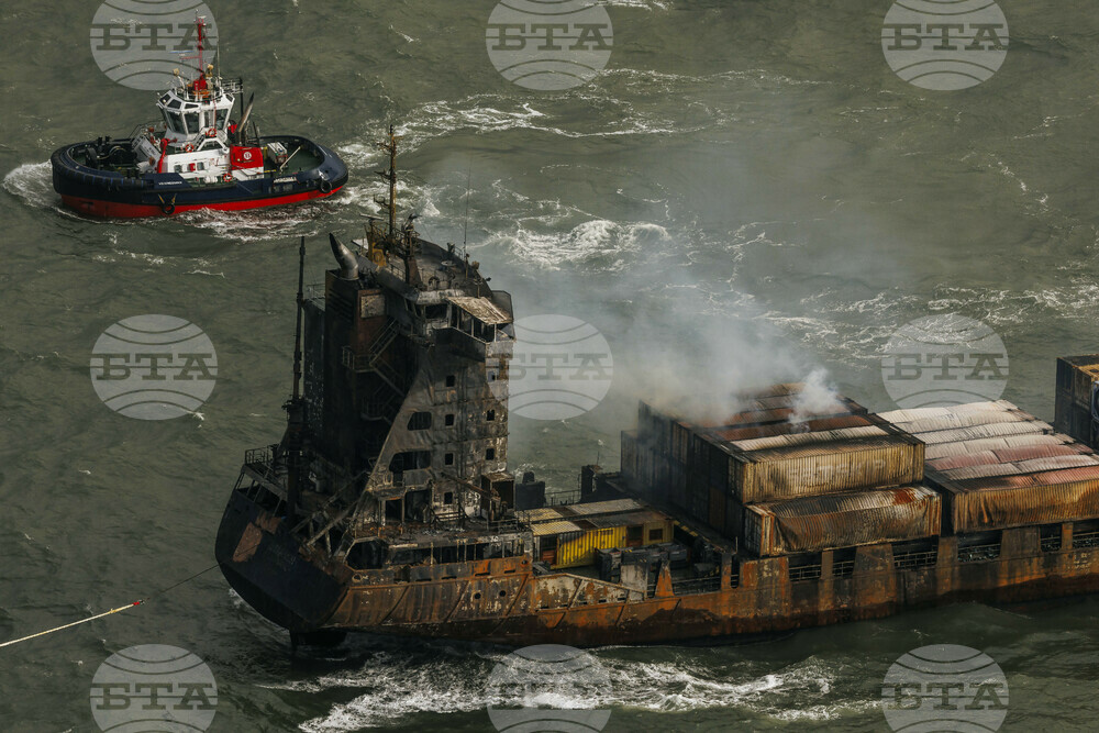 Britain Ships Collide