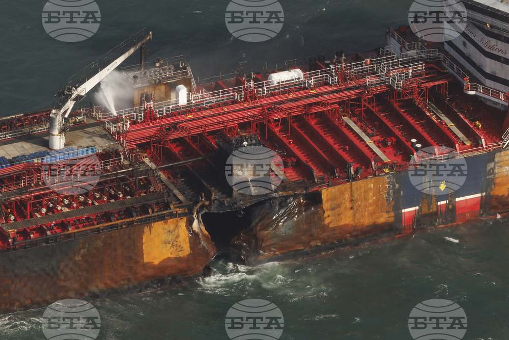 Britain Ships Collide